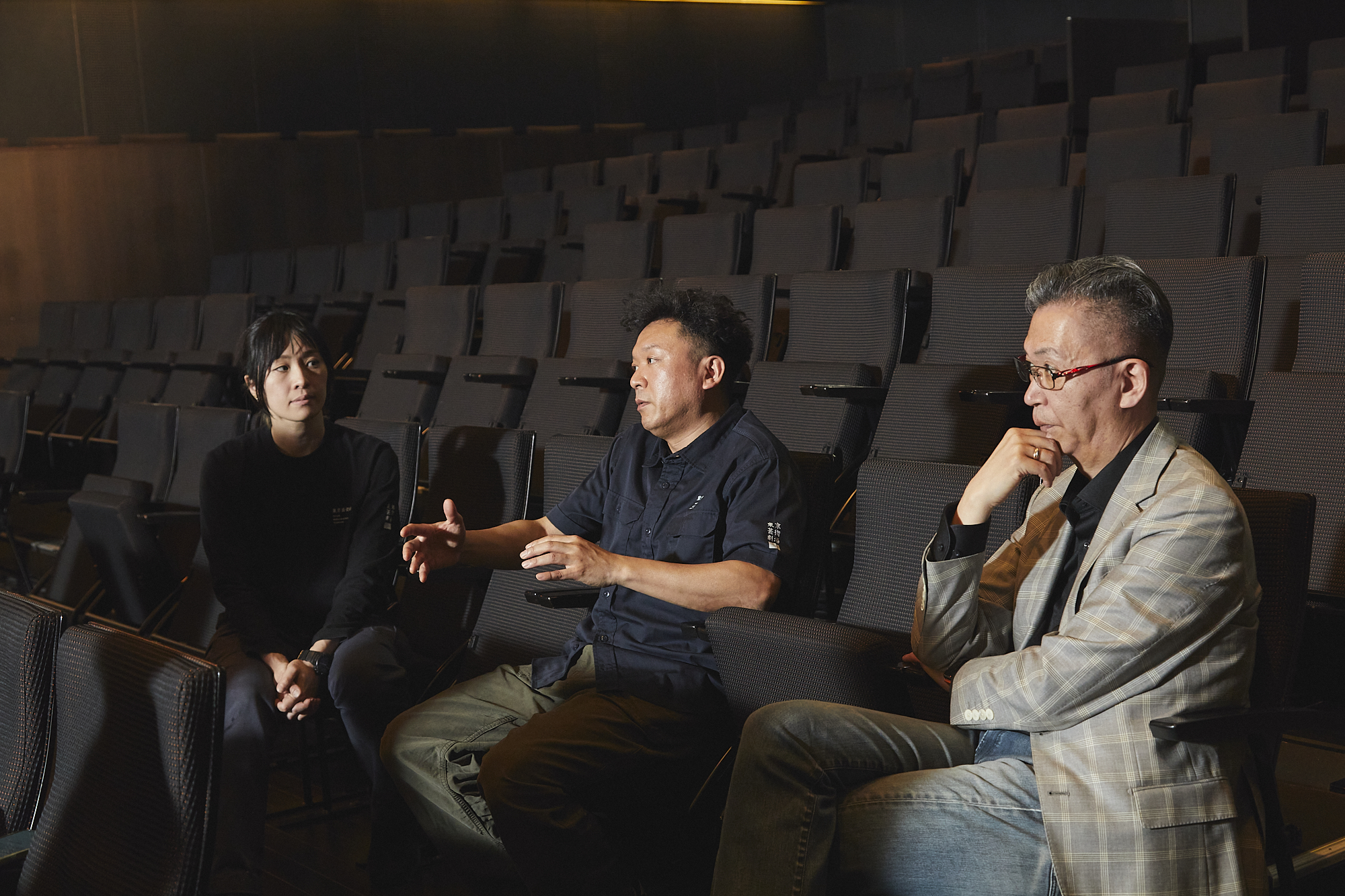 From left to right: Chihiro Matsushima, Keisuke Niijima, and Koichi Ishimaru.