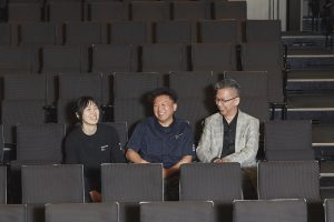 左から松島千裕さん、新島啓介さん、石丸耕一さん